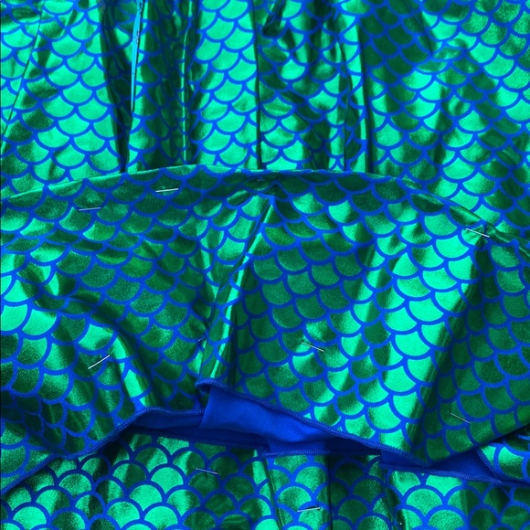 Forplay Shimmering Teal and Silver Mermaid Costume - Picture 6 of 6